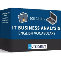 Навчальний набір English Student Картки для вивчення англійської мови IT Business Analysis, українська (591225981)