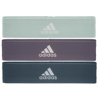 Еспандер Adidas Resistance Band Set (L, M, H) ADTB-10711 Набір Зелений, Фіолетовий, Темно-синій (885652018753)