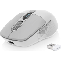Мишка REAL-EL RM-480W Wireless/Bluetooth White (EL123200050)