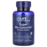 Вітамінно-мінеральний комплекс Life Extension Куркумін, 400 мг, Super Bio Curcumin, Turmeric Extract, 60 вегетаріанських (LEX-40706)