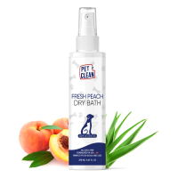 Шампунь для тварин Pet Clean DRY BATH-FRESH PEACH з ароматом персику 250 мл (8939117888428)