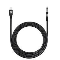 Кабель мультимедійний Lightning to 3.5mm M 1.0m black Armorstandart (ARM76889)