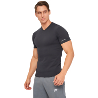 Футболка Kappa T-shirt Mezza Manica Scollo V K1311 Antracite антрацит XL (8052394814130)