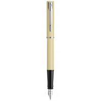 Ручка пір'яна Waterman ALLURE Pastel Yellow CT  FP F + Картриджі Mini блістер (13 318b2)