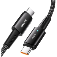 Дата кабель USB-C to USB-C 1.0m 100W black Essager (EXCTT1-CG01)