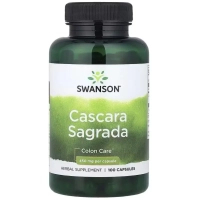Вітамінно-мінеральний комплекс Swanson Каскара Саграда, 450 мг, Cascara Sagrada, 100 капсул (SWV01477)