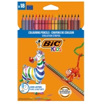 Олівці кольорові Bic Evolution Stripes 18 кольори (bc525439)