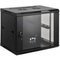 Шафа настінна Kingda 18U 19" 600x600 RAL9004 (KD-007-6618)