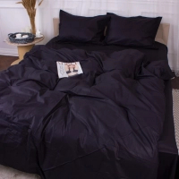 Постільна білизна MirSon Poplin Line 099 Black 110x140 (2200006277378)