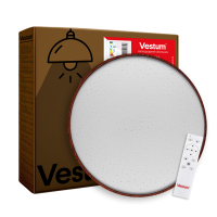 Світильник Vestum FOREST зоряне небо 80W 480*65мм 3000К-6500К з ДК амарант (VS-91062)