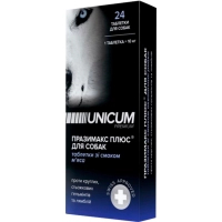 Таблетки для тварин Unicum Premium Празимакс Плюс проти гельмінтів для собак 24 шт. (4820150204570)