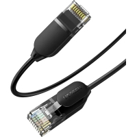 Патч-корд 5м, UTP cat 6 RJ-45 COPPER black Ugreen (U_70654)