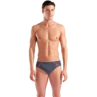 Плавки Arena Poseidonia Swim Briefs 009075-504 сірий, рожевий 90 (3468337621966)