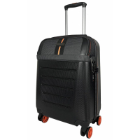 Валіза Semi Line 20" (S) Black/Orange Line (T5734-1) (DAS303800)