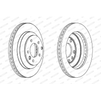 Гальмівний диск FERODO DDF1580C