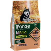 Сухий корм для собак Monge Dog Bwild Gr. Free лосось 2.5 кг (8009470011716)