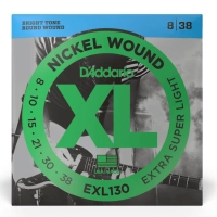 Струни для гітари D'Addario XL Nickel Wound Extra Super Light (08-38) (EXL130)