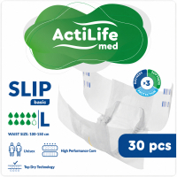 Підгузки для дорослих ActiLife Med Basic L, 30 шт (4820174981662)