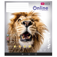 Зошит Школярик Online 48 аркушів лінія (048-3420L)