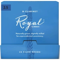 Тростина для кларнета D'Addario Royal - Bb Clarinet #2.5 - 25 Box (RCB0125-B25)