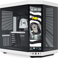 Корпус для ПК Hyte Y70 Touch Infinite Black-White (CS-HYTE-Y70TTI-WB)