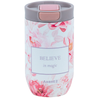 Термокружка Axent 350 мл Peony Dreams (8721-8-A-CC)