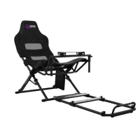 Крісло ігрове Lorgar Flex RAF1 з кокпітом кріплення для керма та педалей Black (LRG-RAF1)
