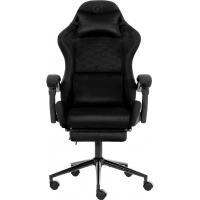 Крісло ігрове GT Racer X-2338 Black (X-2338 Fabric Black/Black Suede)