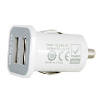 Зарядний пристрій PowerPlant 2*USB, 3.1A (DV00DV5036)