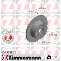 Гальмівний диск ZIMMERMANN 600.3258.20