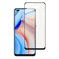 Скло захисне PowerPlant Full screen OPPO Reno4 Lite, Black (GL609222)