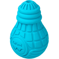 Іграшка для собак GiGwi Bulb Rubber Лампочка гумова S блакитна (2336)