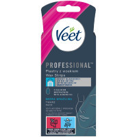 Воскові смужки Veet Professional для чутливої шкіри обличчя з Олією мигдалю 20 шт. (5900627074253)