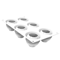 Форма для випікання Silikomart Atome d 63 h 55 мм (6x120 мл) (ATOME 120)