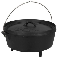 Котел туристичний Bo-Camp Dutch Oven Cast Iron 31 cm / 5 L Black (2122410) (DAS303290)