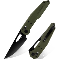 Ніж Hightron Sharplyn,14C28N, G10, зелений, чорний клинок (HK01GRN)