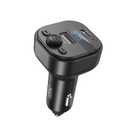 FM модулятор XO BCC18 USB-A OTG/USB-C Black (BCC18.black)