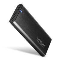 Кишеня зовнішня AXAGON USB-C 3.2 Gen 2 metal box for M.2 NVMe & SATA SSD RAW (EEM2-SB2)