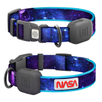 Нашийник для тварин WAUDOG з підсвічуванням LED "NASA21" M-L (273-0148)