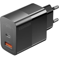 Зарядний пристрій 1xUSB-C + 1xUSB 33W Essager (ECTAC-PCB01-P)