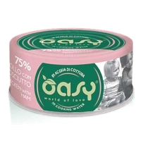 Консерви для котів OASY Wet More Love з куркою та шинкою 70 г (8053017344768)