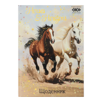 Щоденник шкільний ZiBi КОНІ В5, 40 аркушів, тверда обкладинка (ZB.13765-03)