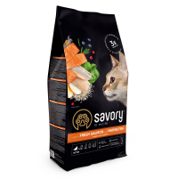 Сухий корм для кішок Savory Kitten rich in Fresh Salmon with Marine Fish 2 кг (4820261921144)