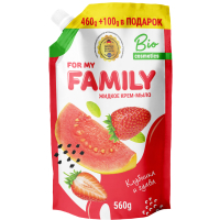 Рідке мило For My Family Полуниця та гуава 560 г (4260637721549)