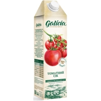 Сік Galicia Томатний з додаванням морської солі 1 л (4820209564587)