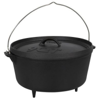 Котел туристичний Bo-Camp Dutch Oven Cast Iron 31 cm / 7.1 L Black (2122415) (DAS303291)