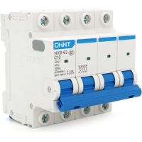 Автоматичний вимикач CHINT NXB-63-4P-C10