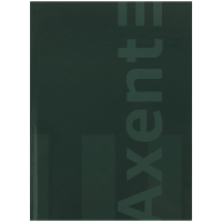 Книга записна Axent A4 One color, 96 аркушів клітинка, зелений (8426-1-A)