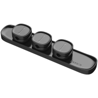 Тримач для кабелю Baseus Peas Cable Clip Black (ACWDJ-01)