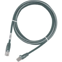 Патч-корд 0.5м, UTP, cat.5e, LSZH, gray Molex (PCD-01000-0E)